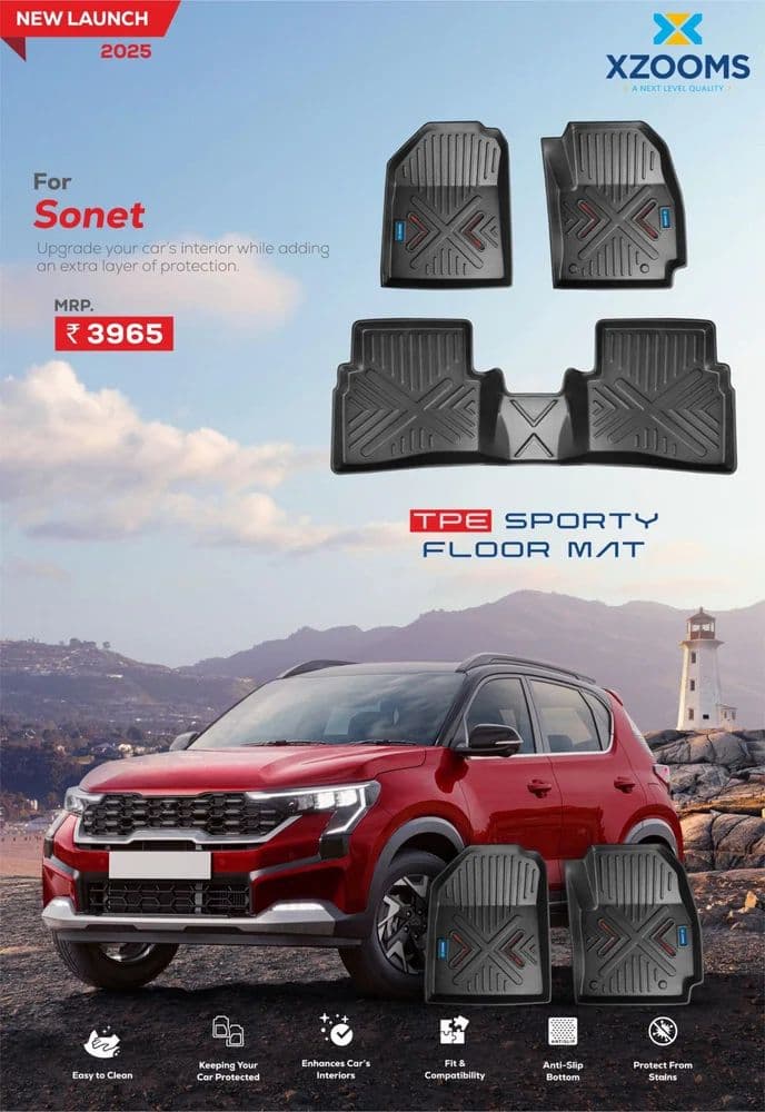 Sonet TPE Sporty Car Floor Mat